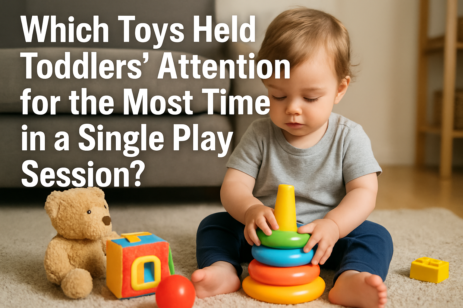 Which Toys Held Toddlers' Attention for the Most Time in a Single Play Session?