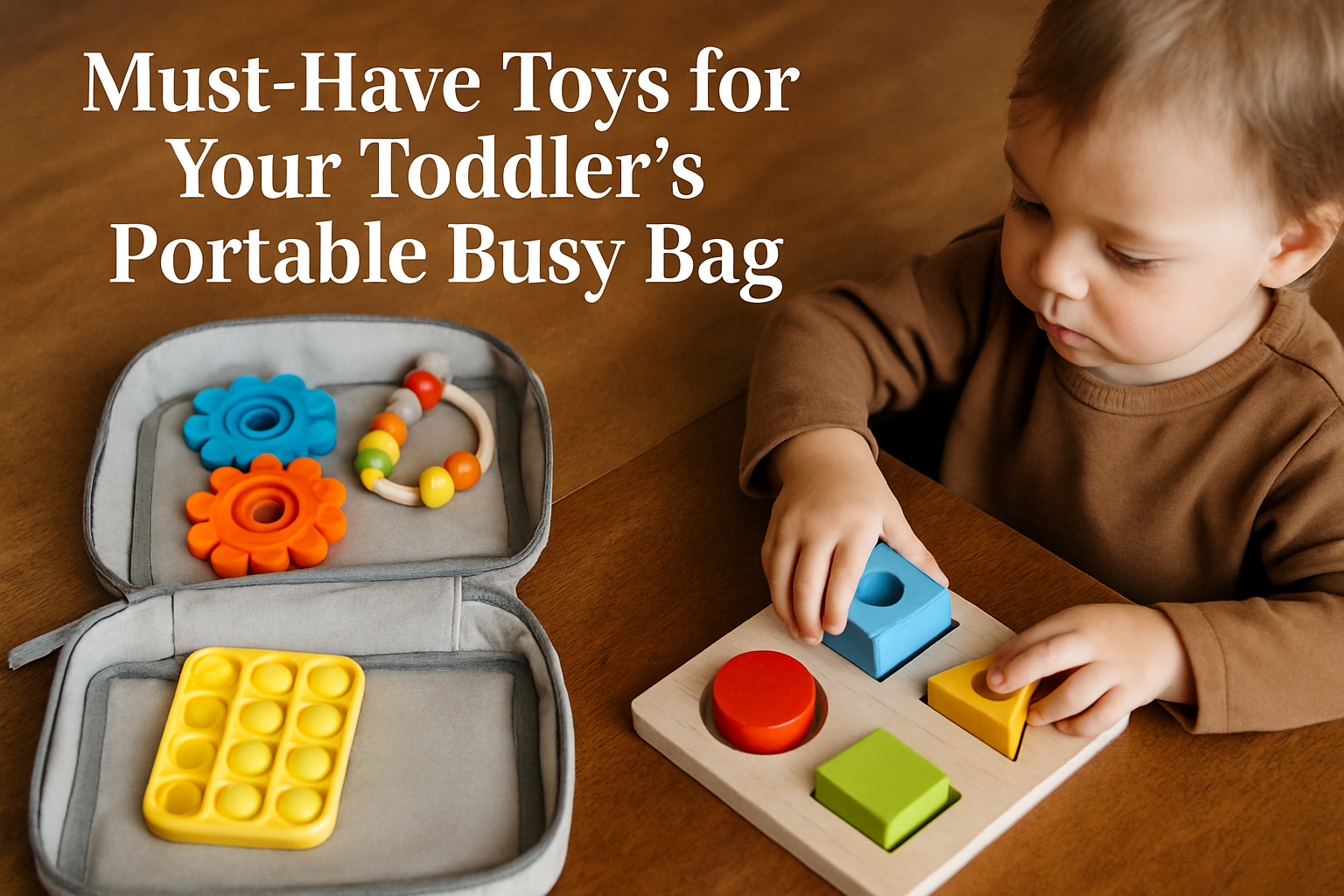 Must-Have Toys for Your Toddler's Portable Busy Bag