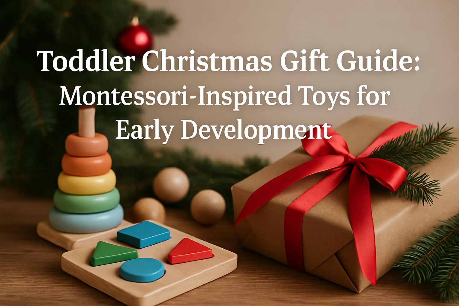 Toddler Christmas Gift Guide: Montessori-Inspired Toys for Early Development