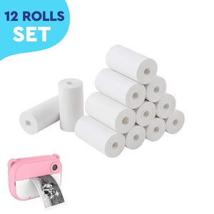 Thermal paper roll refill for Kid Instant Print Camera with superior image density and clear prints