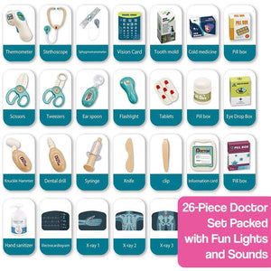 Little Doctor Adventure Play Pretend Kit for Kids - Halloween Collection