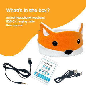 CozyTunes ultra-soft animal audio learning headband for kids with wireless Bluetooth and zero ear pressure design