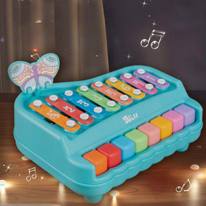 Kids Wooden Eight-Tone Percussion Xylophone Educational Toy