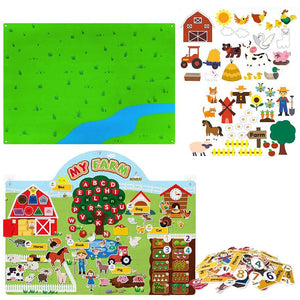 FarmPlay Velcro Learning Board Duo