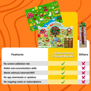 FarmPlay Velcro Learning Board Duo