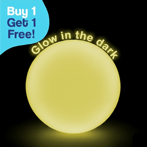 Buy 1 Get 1 Free Giant Jelly Balloon Ball glowing in the dark, inflatable and durable outdoor toy for kids.