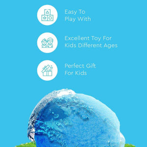 Colorful reusable water inflated cotton balls for outdoor kids' games