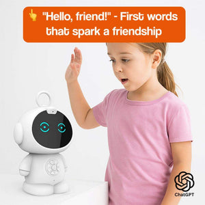 TalkTime Mini AI Learning Robot ChatGPT-powered interactive STEM education toy for kids
