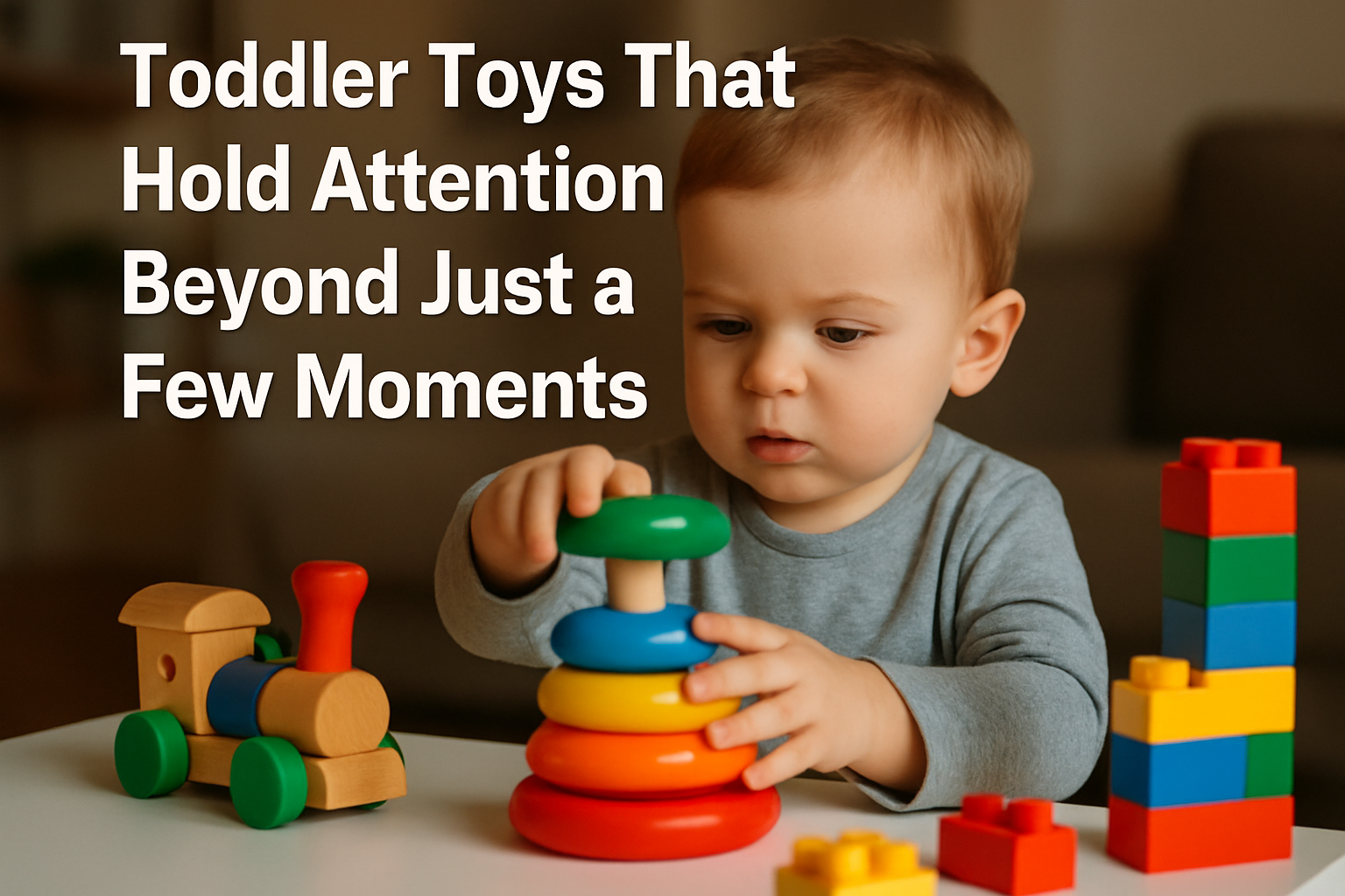 Toddler Toys That Hold Attention Beyond Just a Few Moments
