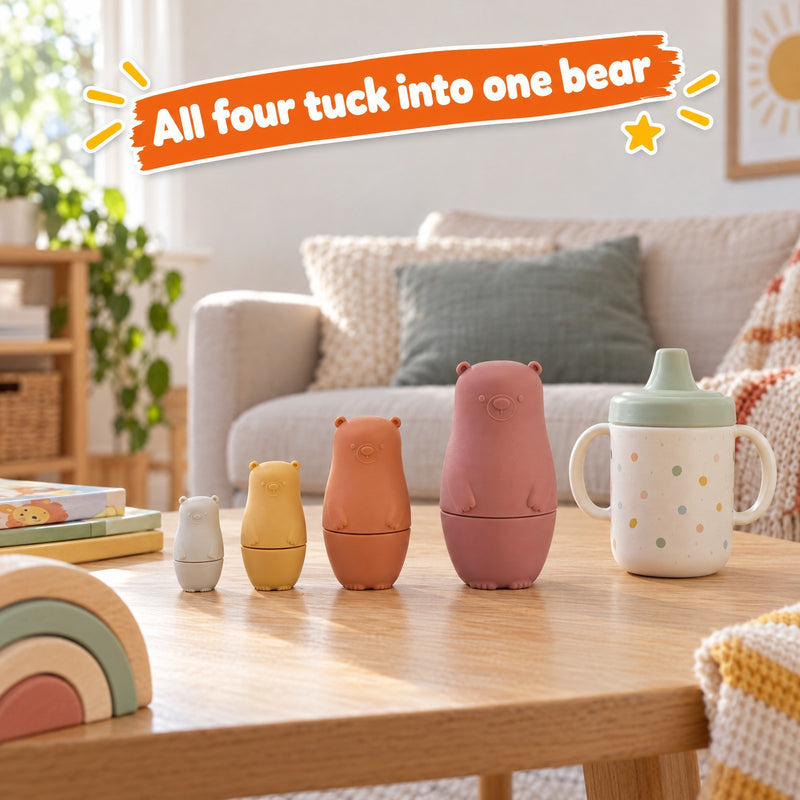 Silicone Nesting Bears