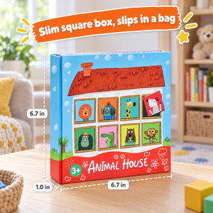 Magnetic Animal House Matching Game