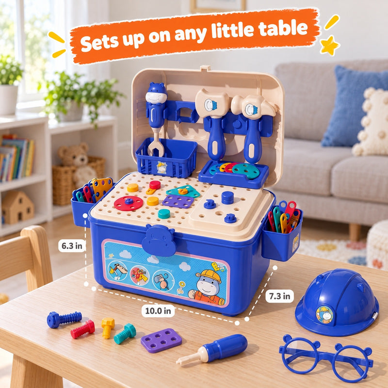 Kids' Tool Set & Workbench Electric Drill Tools & Building Pieces (view 7)