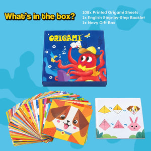 3D Origami Paper Craft Kit with Illustrated Instruction Book