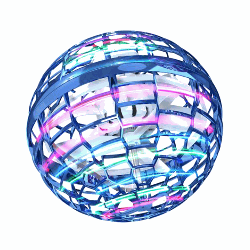 Galaxy Lights Flying Magic Orb toy with colorful LED lights and drone technology for interactive play.