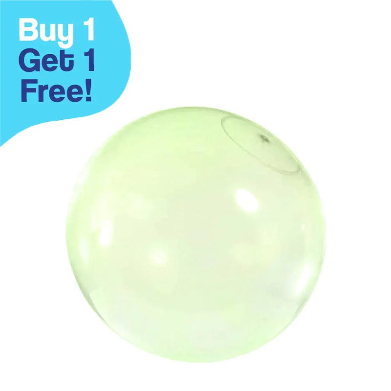 Giant Jelly Balloon Ball inflatable toy for outdoor kids play, durable and reusable, buy 1 get 1 free offer.