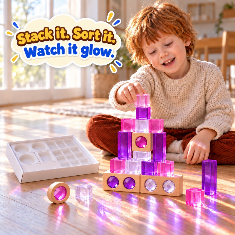 Translucent Acrylic Jewel Building Blocks