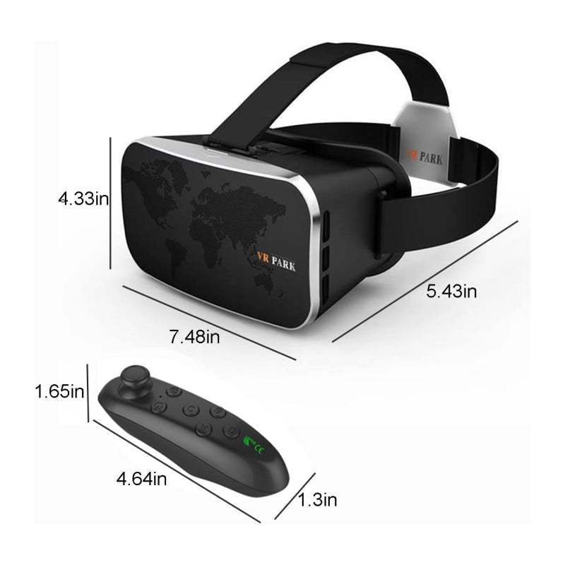 Interactive VR headset for kids with adjustable strap and remote control, designed for safe immersive learning and play.