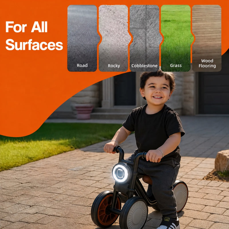 Tiny Biker Anti-Tip Light & Sound Motorcycle