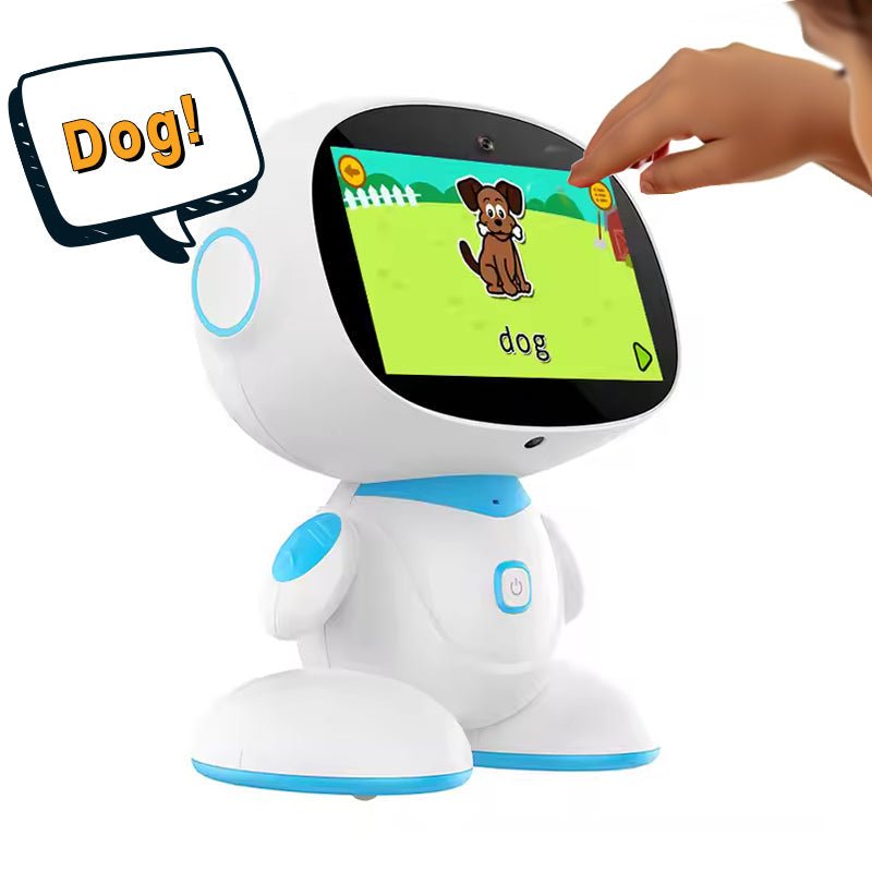 AI-powered STEM learning robot for kids with interactive educational apps and voice control