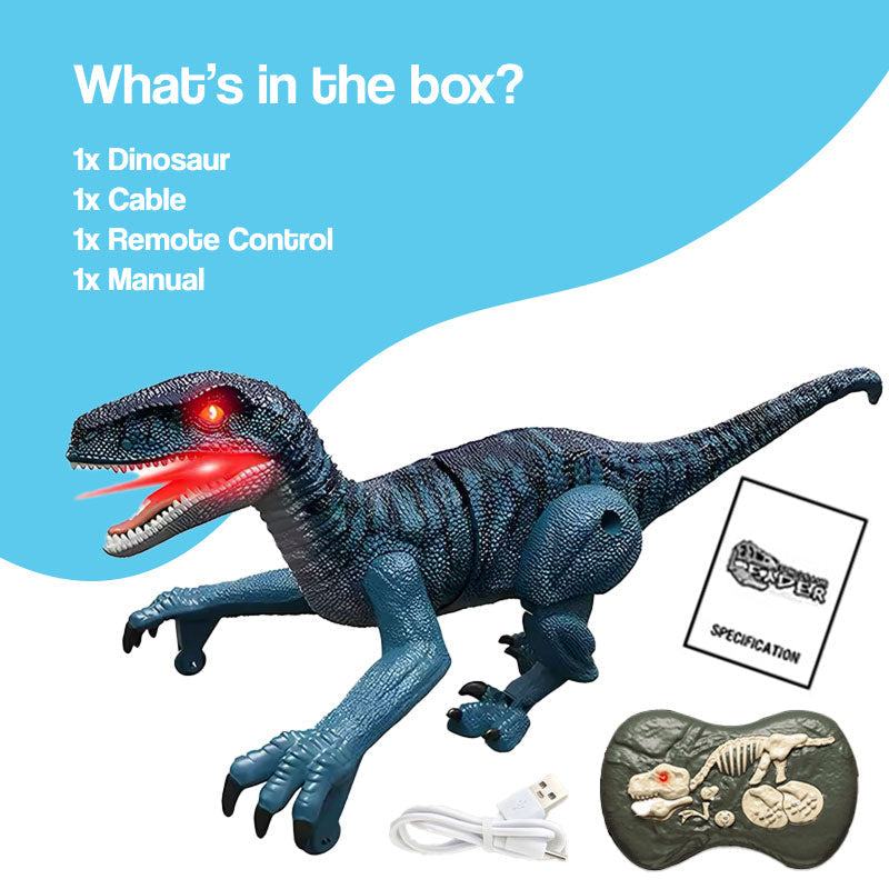 Remote Control Dinosaur with Lights, Sound & Motion