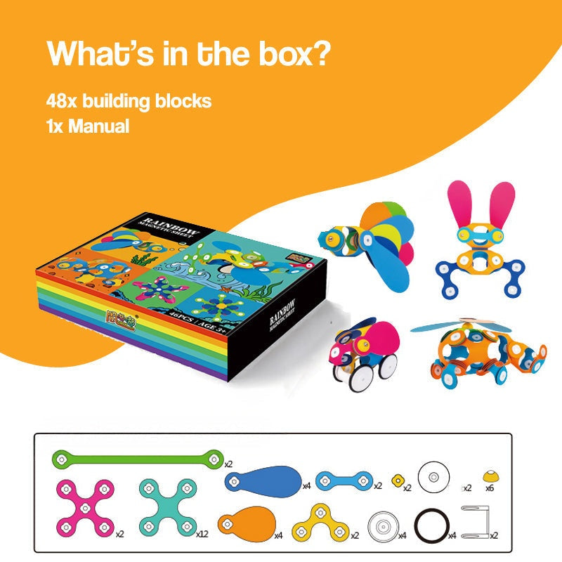 3D Magnetic Soft STEM Building Blocks