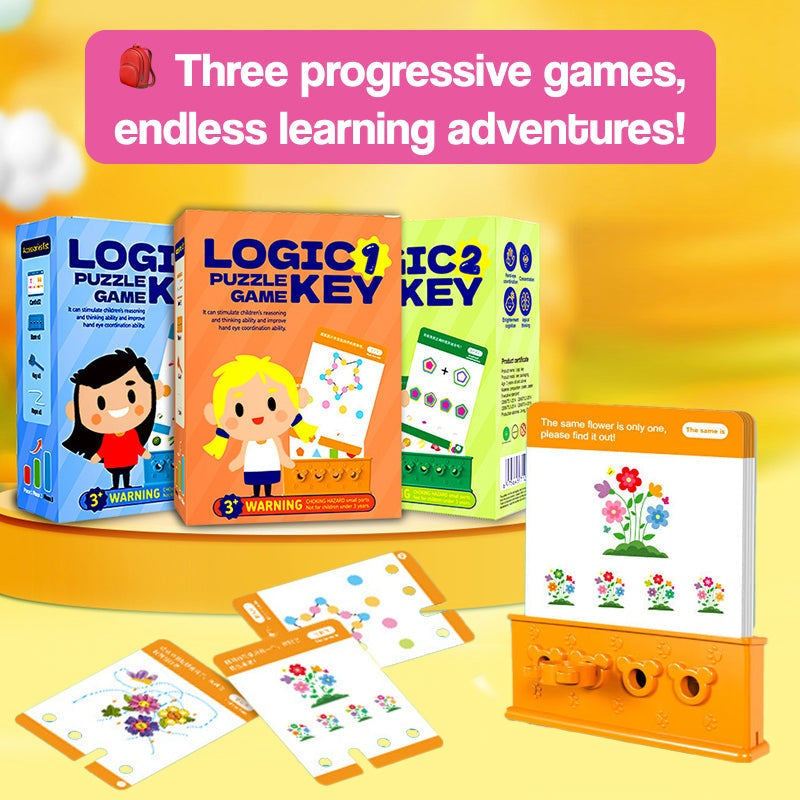 3-in-1 Logic and STEM Learning Puzzles