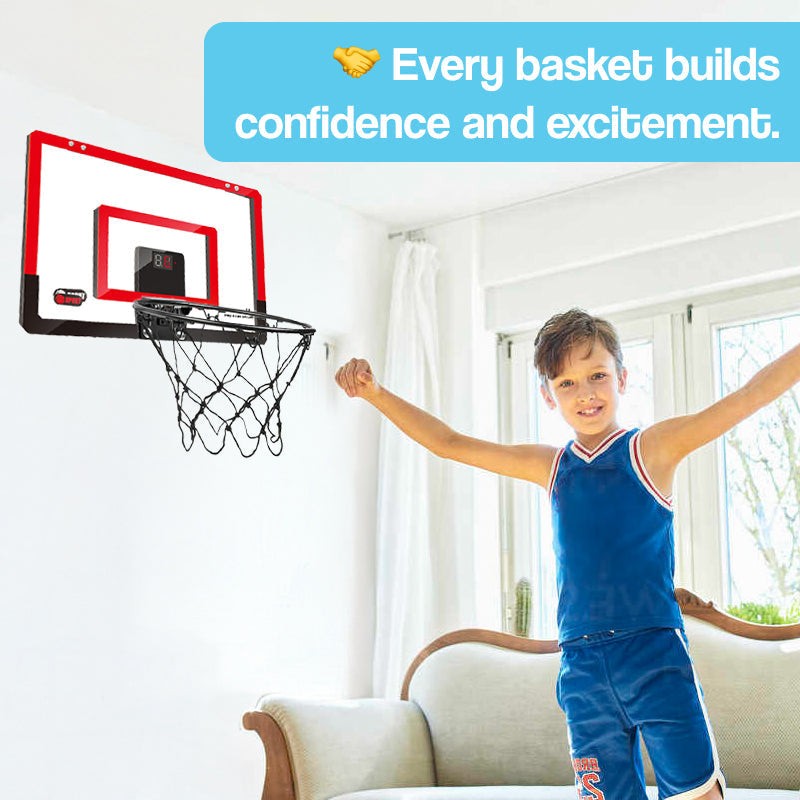 LED Pro Foldable Basketball Hoop with Digital Scoreboard