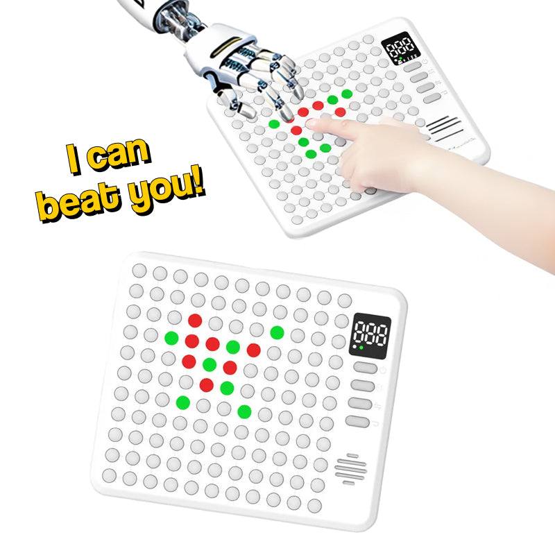 BrainBuzz AI Battle 9-in-1 portable LED game board with AI opponent for kids and family strategy games