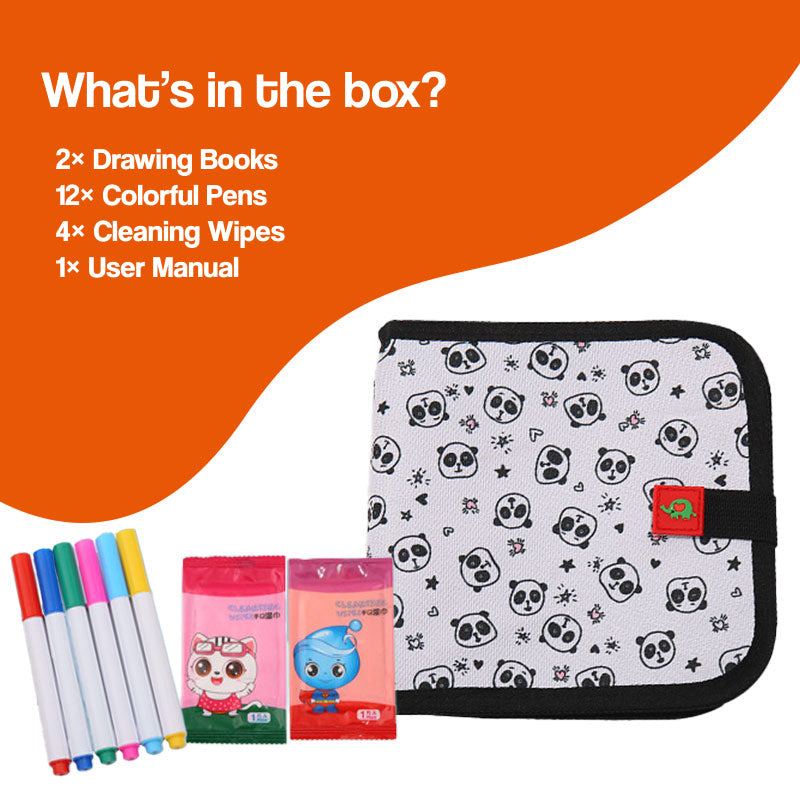 MagicWipe Reusable Mess-Free Drawing Book