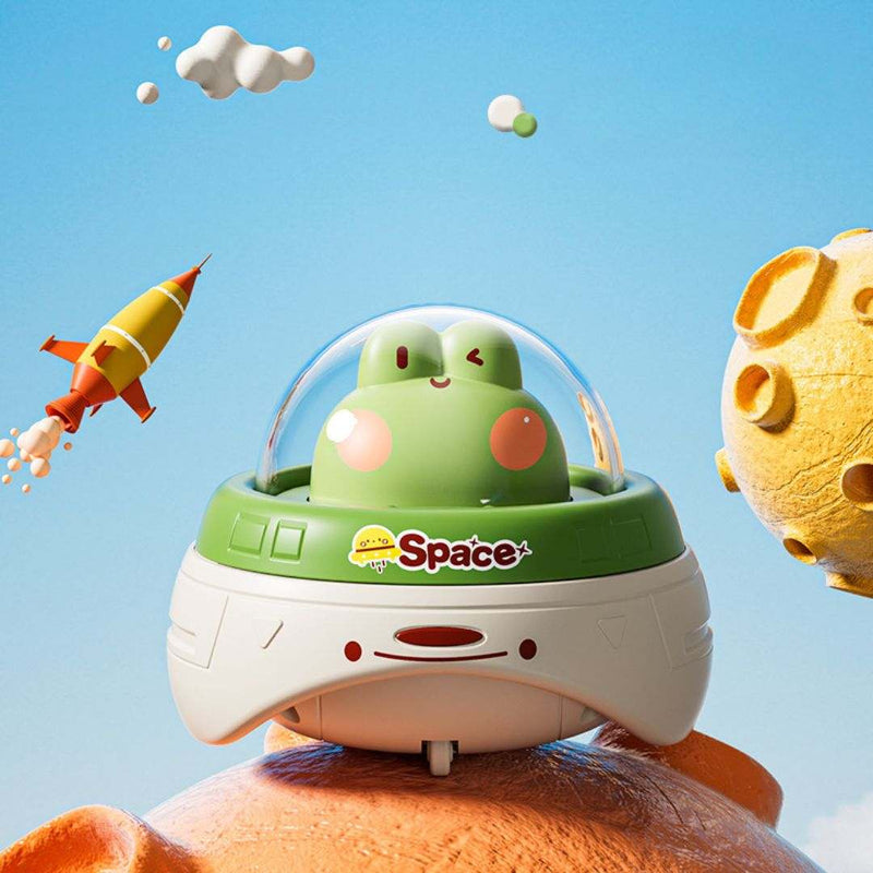 Inertia Flying Saucer Toy Car for Kids