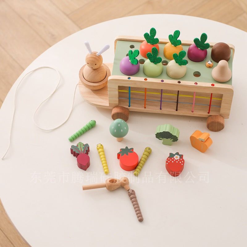 Educational Wooden Farm Toy for Toddlers