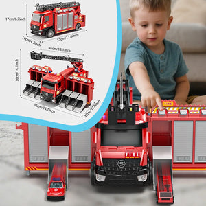 Mega Rescue Water Spray Truck Playset