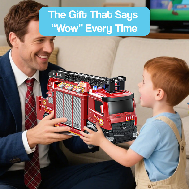 Mega Rescue Water Spray Truck Playset