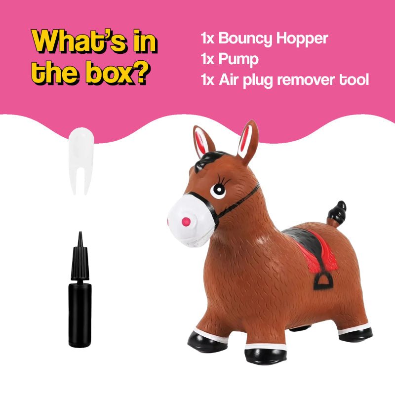 My First Bouncy Pet toddler toy in thick burst-resistant PVC with easy-grip handles and non-slip feet for indoor and outdoor play