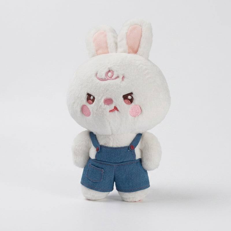 My Little Robo Bunny smart interactive plush toy in soft bunny suit with denim overalls