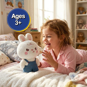 My Little Robo Bunny smart AI robot in soft plush bunny suit for kids