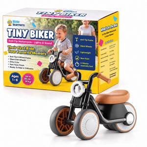 Tiny Biker Anti-Tip Light & Sound Motorcycle