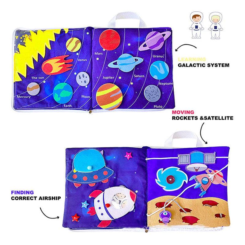 Space Puzzle Quiet Book