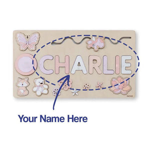 Custom Name Montessori Wooden Board