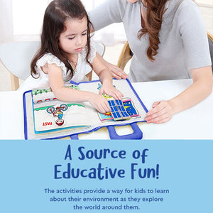 My First Portable Fun Activity Learning Montessori Book