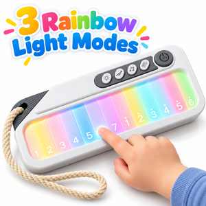 Rainbow Light-Up Pocket Piano