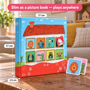 Magnetic Animal House Matching Game