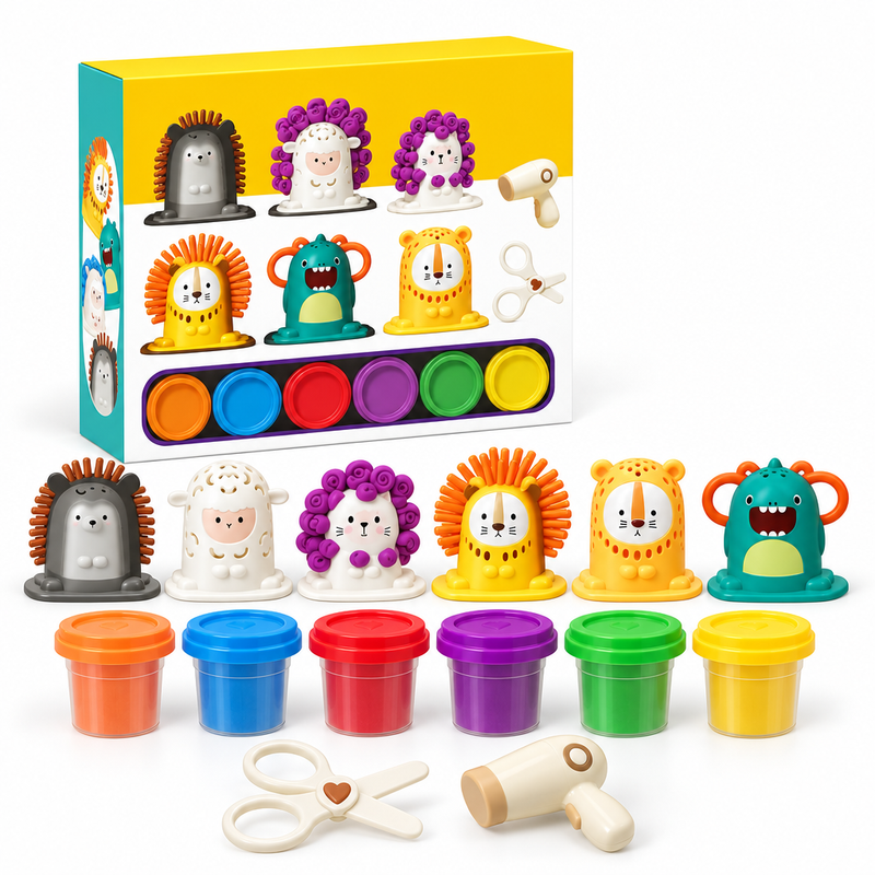 Animal Barber Clay Play Set (view 8)