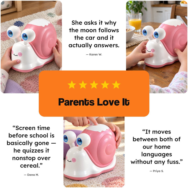 AI Snail Talking Learning Companion