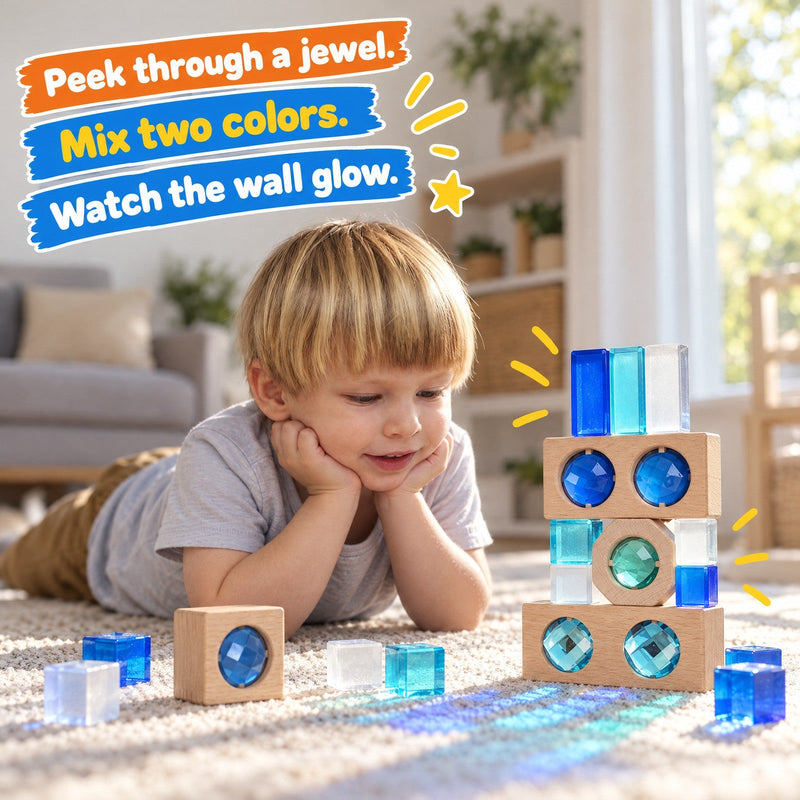 Translucent Acrylic Jewel Building Blocks