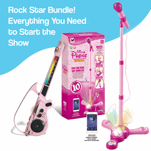 Complete Karaoke Mic Set with LED Stand