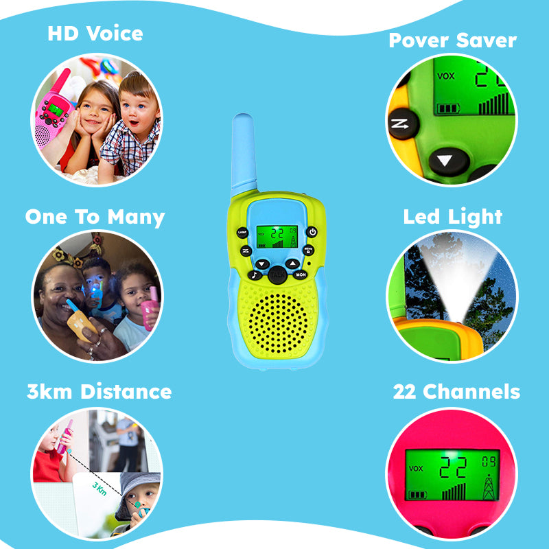 The Kids Walkie Talkie (3-Piece Set)