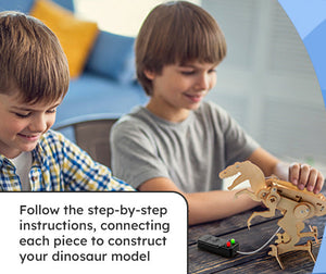 Wooden Dinosaur Assembly STEM Kit