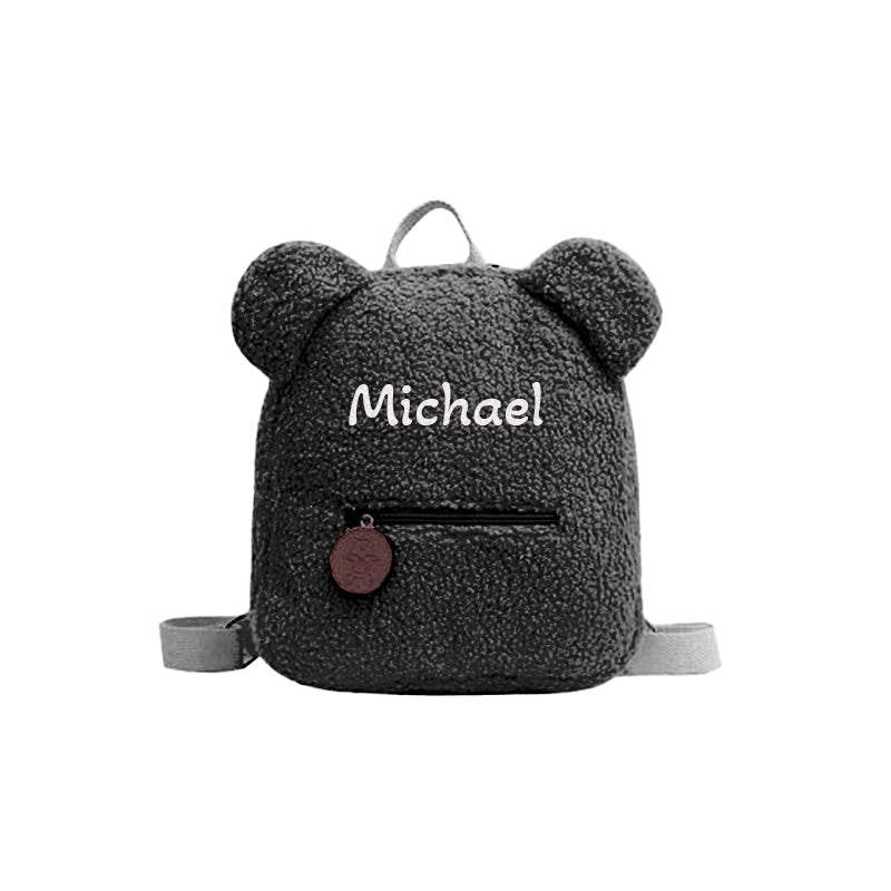 Custom Name Teddy Bear Backpack
