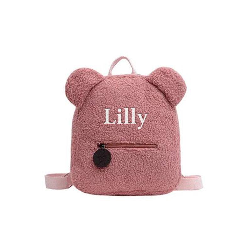Custom Name Teddy Bear Backpack